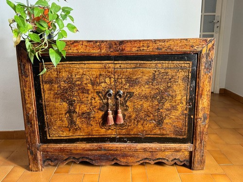 Buffet bas ancien meuble - buffet,
