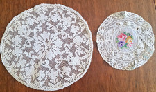 Antique Placemats - 2 Lace Placemats