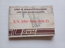 1983 SWM XN 350 - 506 - 506 D Service Manual Maintenance Booklet