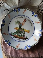 Jolie Assiette Murale Faïence