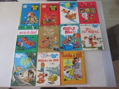 Boule bill lot 11 albums - boule,