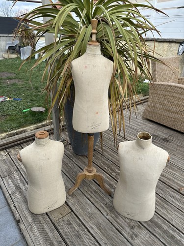 Ancien mannequin enfants buste - mannequin,