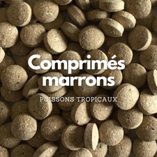 Comprimés marrons pour