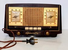 Vtg 1950 Grundig Heimboy 1, West Germany AM/FM Tube Radio, Museum  Rare, Works!
