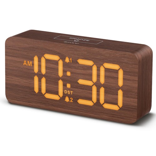Uscce wooden digital alarm - uscce,