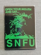 SNFU HARDCORE SKATE PUNK BAND Pin Badge Patch New High