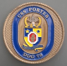 Coin Marine USA USS PORTER