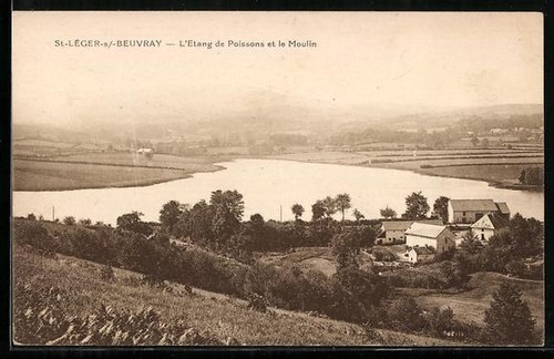 Cpa léger beuvray - cpa, st-léger-s