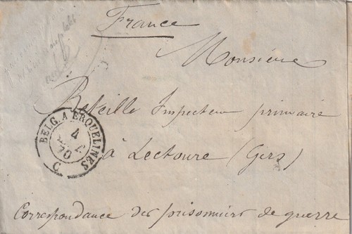 Sedan lettre 1870 - sedan,