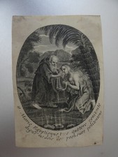 pious image Egyptian St. Mary very austere penitenteworthy model of sinners