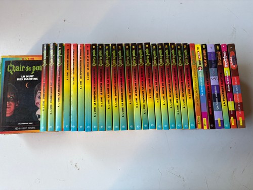 Lot livres chair poule - lot,