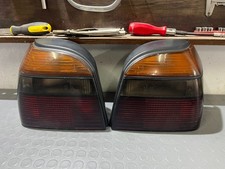 VW Volkswagen Golf Mk3 GTI Hatchback OEM Set Euro Black Hella Tail Lights