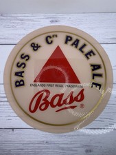 BASS PALE ALE PLASTIC ROUND SIGN 17” for Rotating Pub Bar Sign Light Part Only