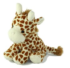 Doudou peluche Girafe marron