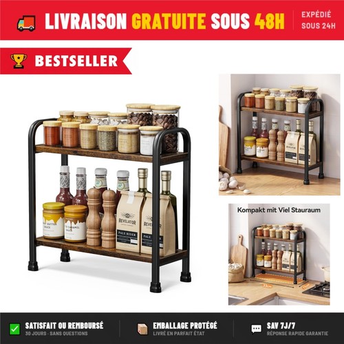 étagère épices bois 2 - en,