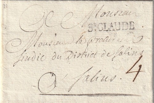 Saint claude lettre 1790 - saint-claude,