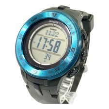 Montre d'extérieur bleue Casio Pro Trek Tough Solar PRG-330 prête pour l'aven...
