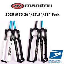 Manitou M30 Markhor 26" 27.5" 29" Air Suspension Fork Manual Remote 9mm QR