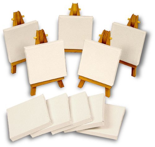 Mini artiste toile 5cm - 7.5cm, &