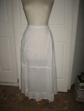 Ancien Jupon de mariée toile