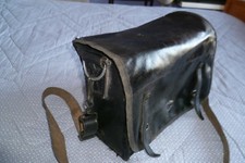 Sacoche cuir & toile Musette