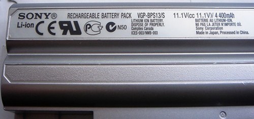 Batterie origine sony vaio - batterie,