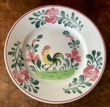Assiette - décor au coq en