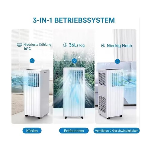 Climatiseur portable 7000 btu - portable,
