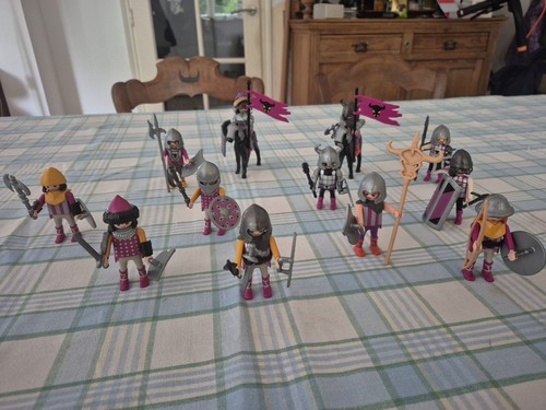 Lot playmobil chevaliers - de, 12