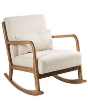Fauteuil à Bascule en Tissu