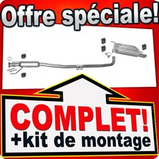 Ligne pot d'échappement pour