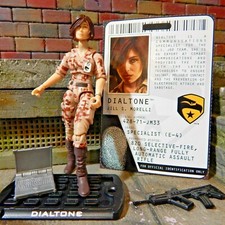 GI JOE ~ 2009 DIAL TONE ~ TOYS R US  CAMO SCARLETT ~100% & FILE CARD COVERGIRL