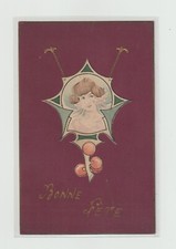 Carte postale faite main avec