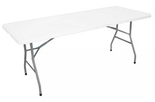 TABLE PLIANTE 180X74X74 BLANCHE
