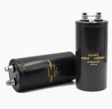 450v1500uf Bolt Aluminum Electrolytic Capacitor Inverter Screw foot 50x105mm