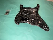 Black Pearl 5 Way Loaded Strat Pickguard Classy Win S/S/H Hell Yeah All Love ROD