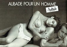  1987 Advertising 0322 Aubade Mens Lingerie Advertising Underwear 2***