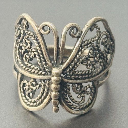 Bague papillon vintage - , en