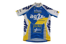 Maillot vélo rétro AG2R Decathlon UCI b'Twin