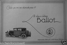 PUBLICITÉ 1927 LA DEUX LITRES