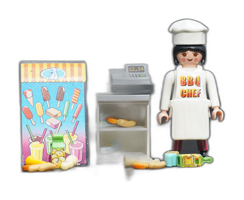 Playmobil figurine cuisinière