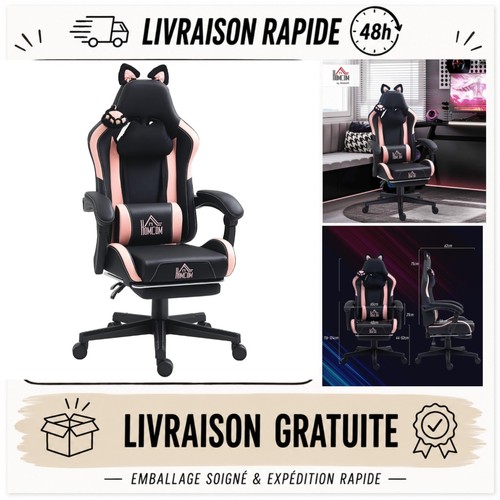 Homcom chaise gaming - homcom,