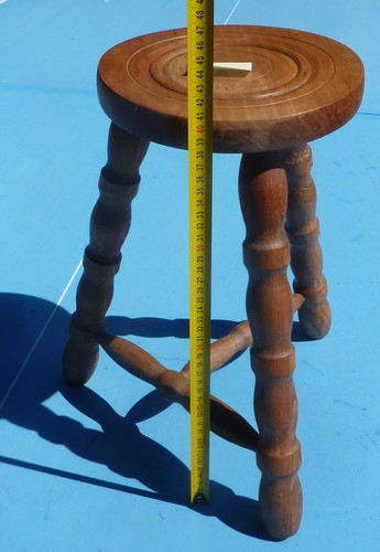 Tabouret tripode bois - tripode,