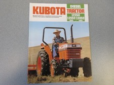 Kubota L2250, L2550, L2850 Tractor Sales Brochure 12 Page