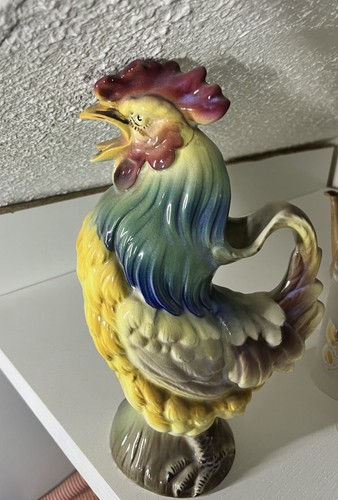 Ancien pichet 32cm coq - pichet,