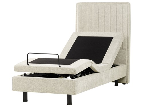 Lit réglable moderne tissu - réglable,