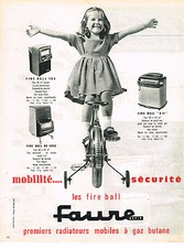 ADVERTISING 1962 FAURE mobile gas radiator