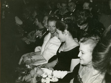 Marina Vlady White Fur Stole Vintage Silver Print 18x24 