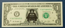 GENUINE 2013 DARK VADER STAR WARS ONE DOLLAR - New