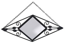 Ancien Miroir Art Déco Cadre